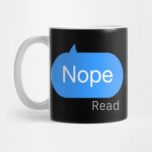 Nope Text Mug